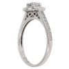 9ct White Gold 0.35ct Brilliant Cut Diamond Cluster Ring