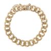 9ct Yellow Gold Curb Bracelet 8"