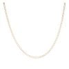9ct Yellow Gold Square Link Curb Chain 18"