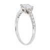9ct White Gold Single Stone Cubic Zirconia Ring