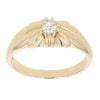 18ct Yellow Gold 0.25ct Diamond Signet Ring