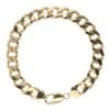 9ct Yellow Gold Curb Bracelet 9.5"