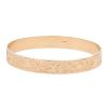 9ct Yellow Gold Patterned Scrollwork Bangle