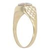 9ct Yellow Gold Cubic Zirconia Signet Ring