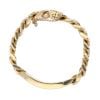 9ct Yellow Gold ID Curb Bracelet 8"