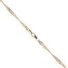 9ct Yellow Gold Twist Chain 18"