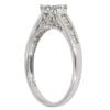 9ct White Gold 0.50ct Brilliant Cut Diamond Cluster Ring