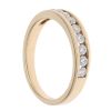 18ct Yellow Gold 0.30ct Brilliant Cut Diamond Half Eternity Ring