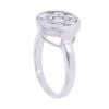 9ct White Gold 1.75ct Brilliant Cut Diamond Cluster Ring