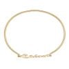 9ct Yellow Gold Personalised Script Nameplate Bangle