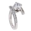 14ct White Gold Cubic Zirconia Single Stone Ring