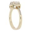 9ct Yellow Gold Cubic Zirconia Cluster Ring