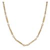 9ct Yellow Gold Bar Link Chain 18"