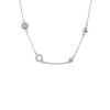 Sterling Silver Fixed Charm Chain Bracelet