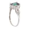 9ct White Gold 0.05ct Diamond And Mystic Topaz Ring