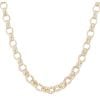 9ct Yellow Gold Patterned Belcher Chain 22"