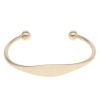 9ct Yellow Gold ID Torque Bangle