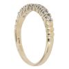 9ct Yellow Gold 0.20ct Diamond Half Eternity Ring