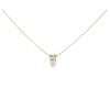 18ct Yellow Gold Pearl Pendant and Belcher Chain 16"