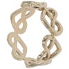 9ct Yellow Gold Infinity Heart Ring