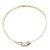 14ct Yellow Gold 0.33ct Brilliant Cut Diamond Hinged Bangle