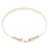 9ct Yellow Gold Hinged Hook Bangle