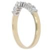 9ct Yellow Gold Cubic Zirconia Wishbone Ring