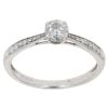 9ct White Gold Brilliant Cut 0.45ct Diamond Solitaire Ring