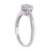 9ct White Gold 0.25ct Diamond Cluster Ring