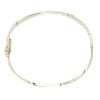 9ct Yellow And White Gold Three Row Wave Bangle
