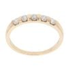 9ct Yellow Gold 0.33ct Brilliant Cut Diamond Five Stone Ring
