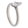 Platinum 0.45ct Marquise Cut Diamond Solitaire Ring