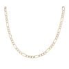 9ct Yellow Gold Figaro Chain 34"