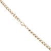 9ct Yellow Gold Rollerball Chain 18"