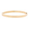 9ct Yellow Gold Patterned Hinged Bangle