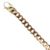 9ct Yellow Gold Curb Bracelet 9"