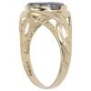 9ct Yellow Gold Hematite Centurion Signet Ring