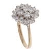 9ct Yellow Gold 1.25ct Brilliant Cut Diamond Cluster Ring