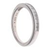 18ct White Gold 0.36ct Princess Cut Diamond Half Eternity Ring