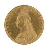 1892 Victoria Half Sovereign Coin