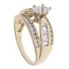 9ct Yellow Gold Cubic Zirconia Fancy Ring