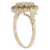9ct Yellow Gold Garnet and Opal Cluster Ring