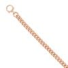 9ct Rose Gold Curb Bracelet 7.5"