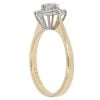 18ct Yellow Gold 0.60ct Brilliant Cut Diamond Cluster Ring