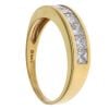 18ct Yellow Gold 0.90ct Princess Cut Diamond Eternity Ring