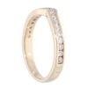 9ct Yellow Gold 0.40ct Diamond Wishbone Ring