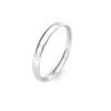 18ct White Gold 2.5mm Traditional Court Wedding Band