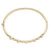 18ct Yellow Gold 0.65ct Diamond Hinged Bangle