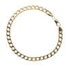 18ct Yellow Gold Curb Bracelet 9"