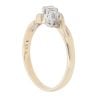 9ct Yellow Gold 0.20ct Brilliant Cut Diamond Trilogy Ring